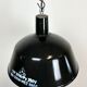 Industrial black enamel pendant lamp from emax, 1960s
