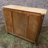 Vintage Parisian black patinated buffet