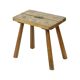 Characterful Milk Stool Solid Wood Stool Rustic