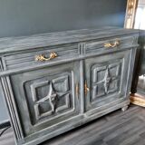 Parisian buffet grey patinated