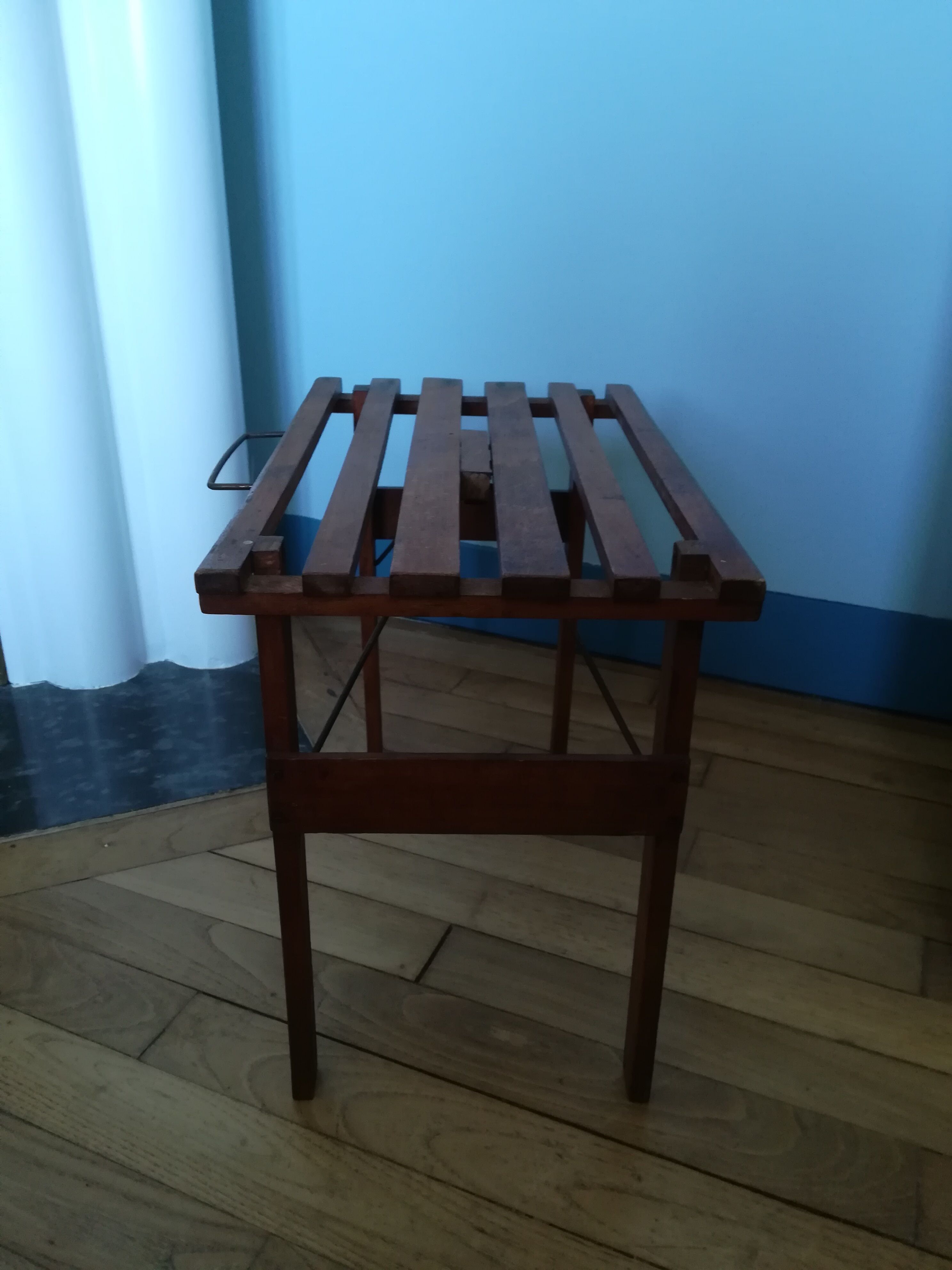 Wooden fisherman's bench