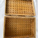 Wicker suitcase
