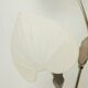 Antonio Pavia. Large lamp in silvered brass and silk. 1970s.