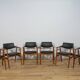 Mid century Teak Dining Chairs Model GM11 by Svend Åge Eriksen for Glostrup, 1950s, Set of 6