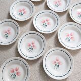 Flora Plates New Givors Earthenware Factory