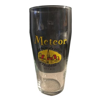 Ancien verre à bière Météor 25cl