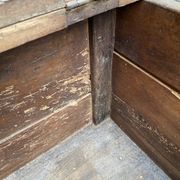 18th-century stripped chest in solid walnut