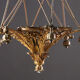 Bronze chandelier Eugène Soleau