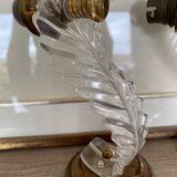 Pair of 1960s brass wall lights