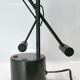 Articulated desk lamp with balance wheel 1980's by Stilplast Italy