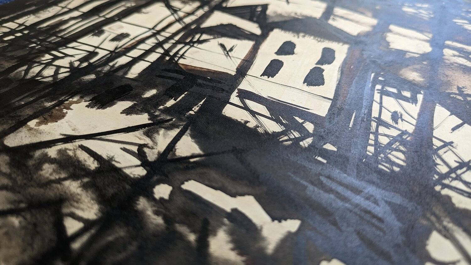 Tableau, lais d'encre - Raphaël Arnal