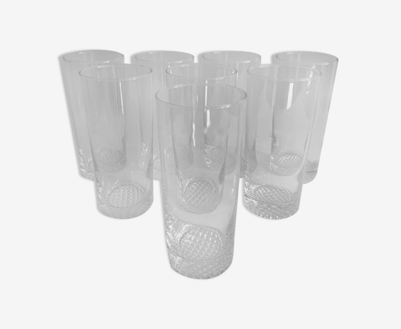 8 verres vintage