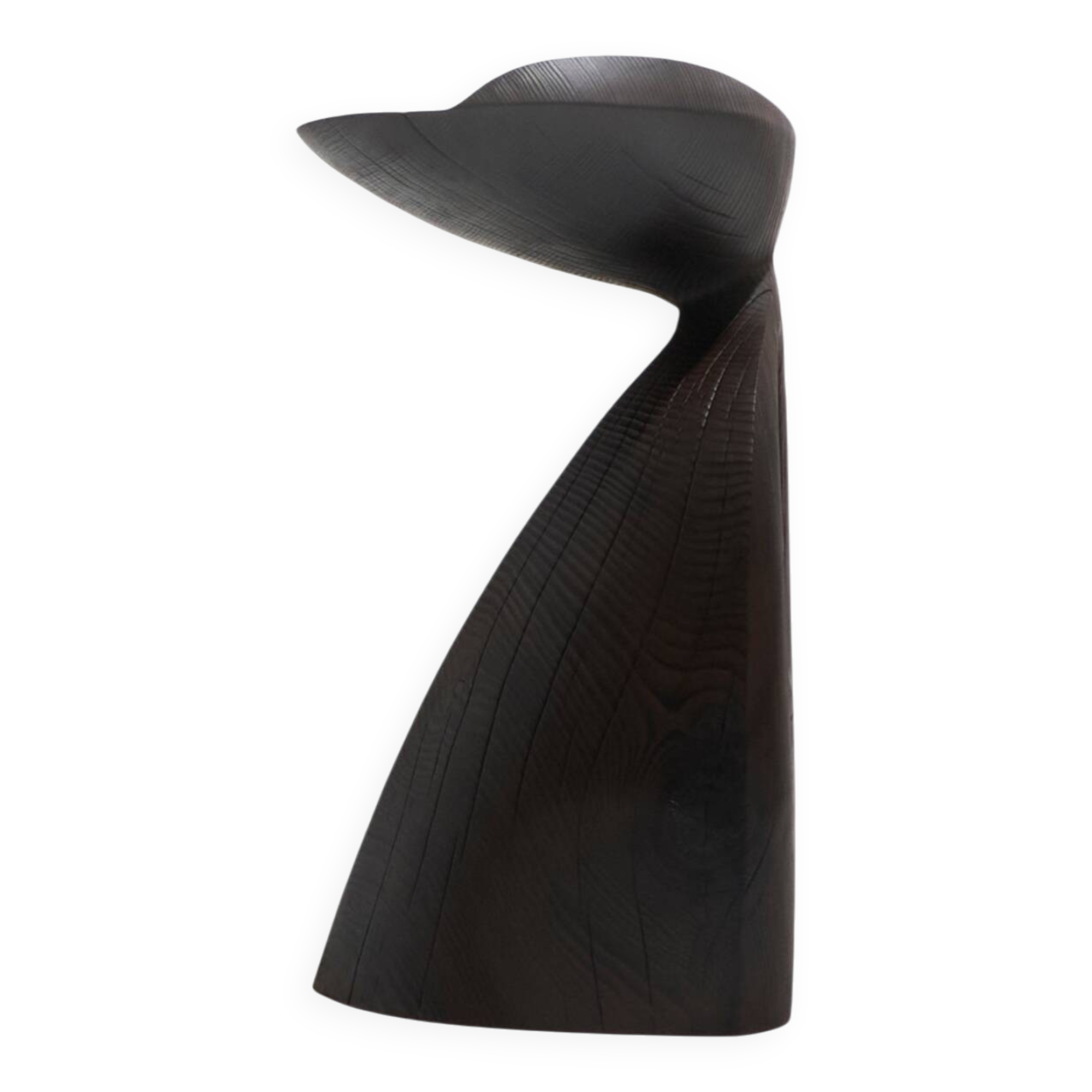 Guéridon Agalychmis en bois noir