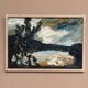 Swedish Oil on Panel “Abstract” by G. Hulten Signed Vintage & Framed 35×24cm