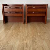 Pair of Scandinavian style bedside tables