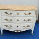 Chest of drawers style Louis XV cream