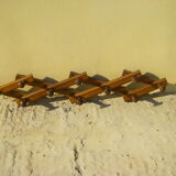 Vintage accordion coat rack