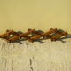 Vintage accordion coat rack