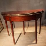 Eighteenth-century "half-moon" table