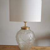 Art Deco lamp in polished glass