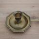 Vintage brass hand candle holder – Pineapple handle rat of the cellar