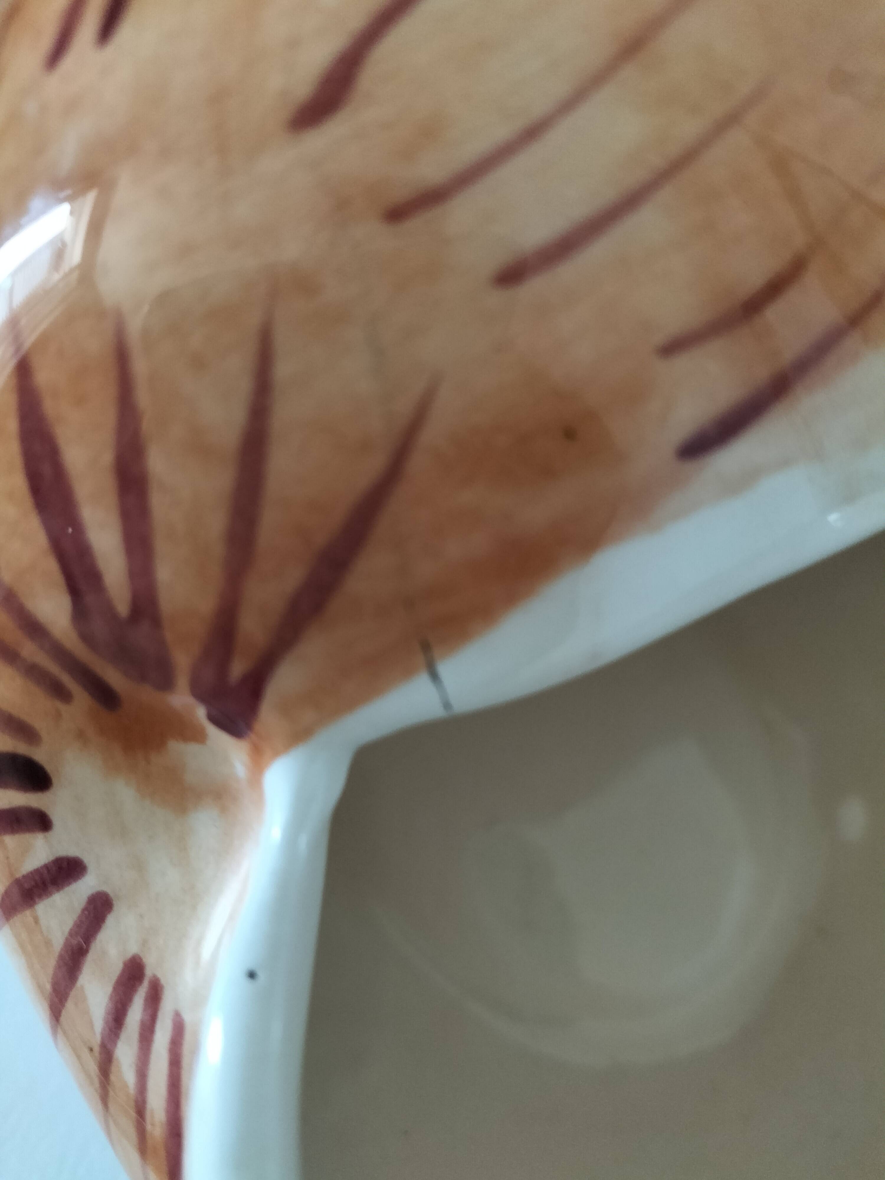 Pair of snail-shaped bowls and their leaf-shaped saucers – 1950s-1960s