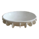 Glazed ceramic plate