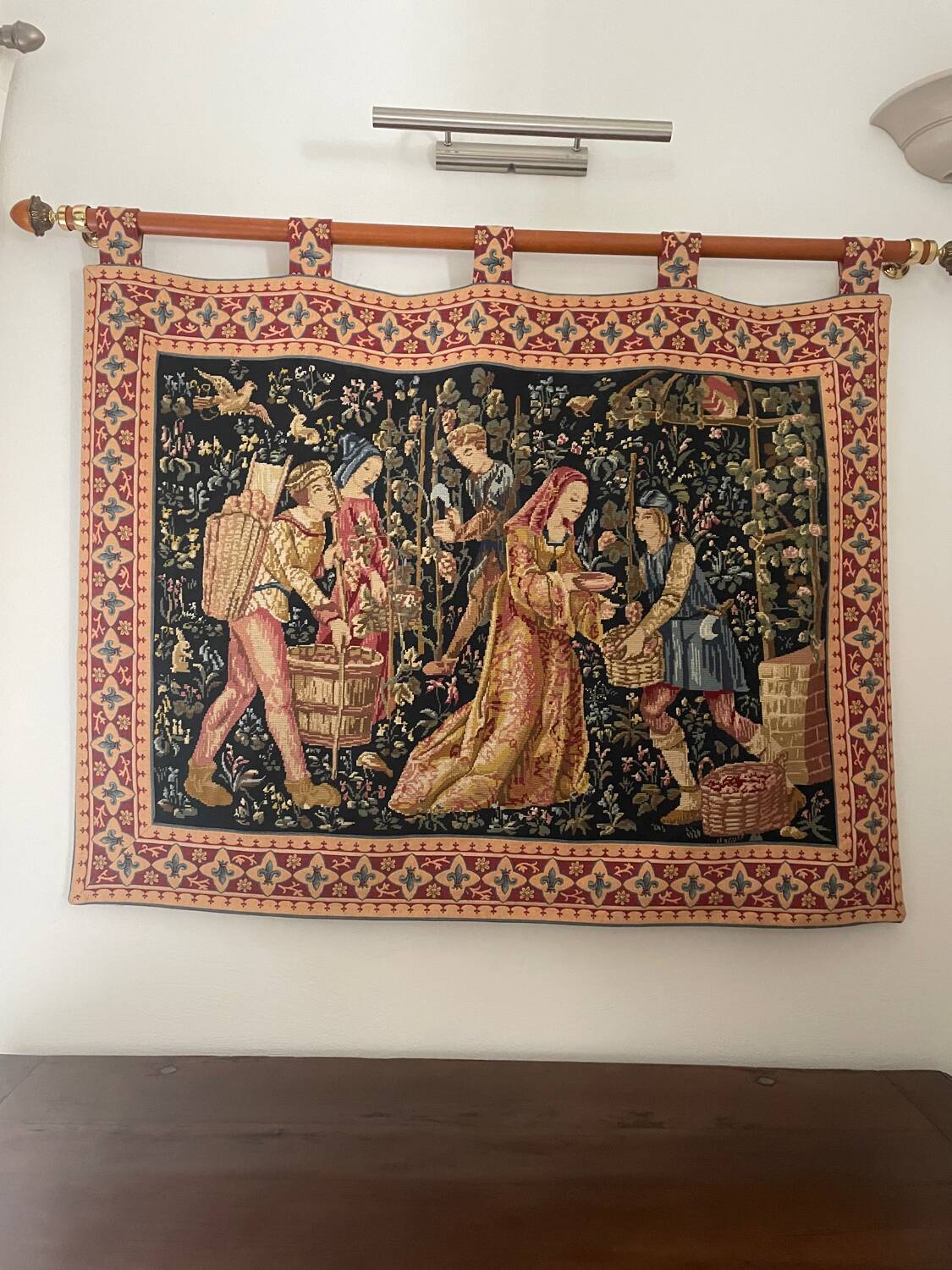Handmade tapestry.