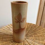 Glazed stoneware vase