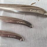 Set of 3 twa silver cutlery