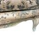 Vintage grey beige baroque armchair/sofa/lounge.