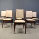 6 chaises italiennes, années 1950