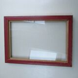 Silver wooden frame for 13.5 x 20 cm subject