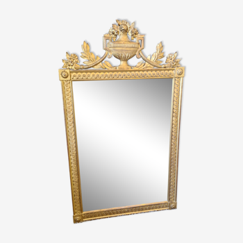 Miroir doré de style 120x70cm