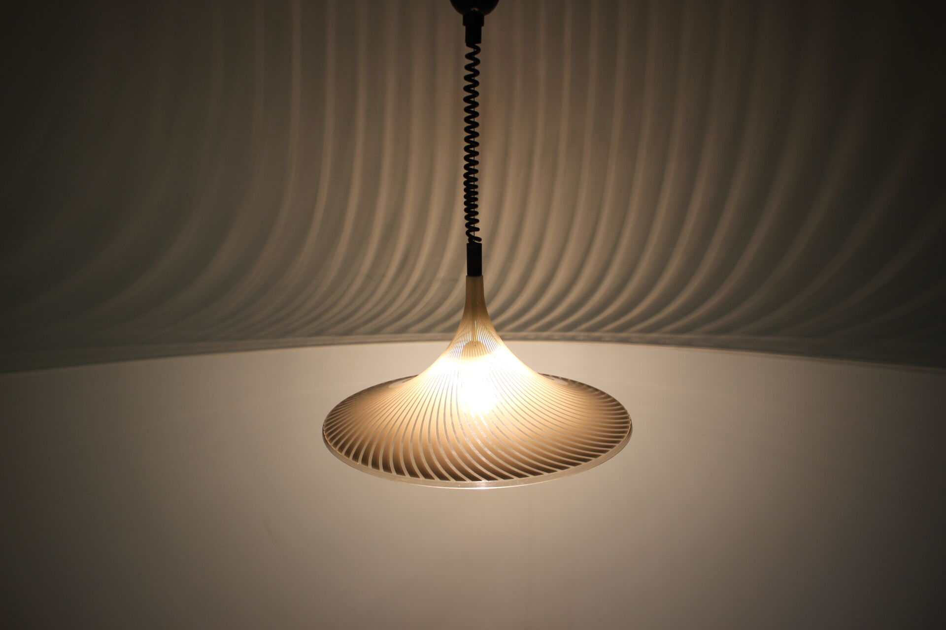 Mid-Century Pendant Adjustable by Meblo,1970s