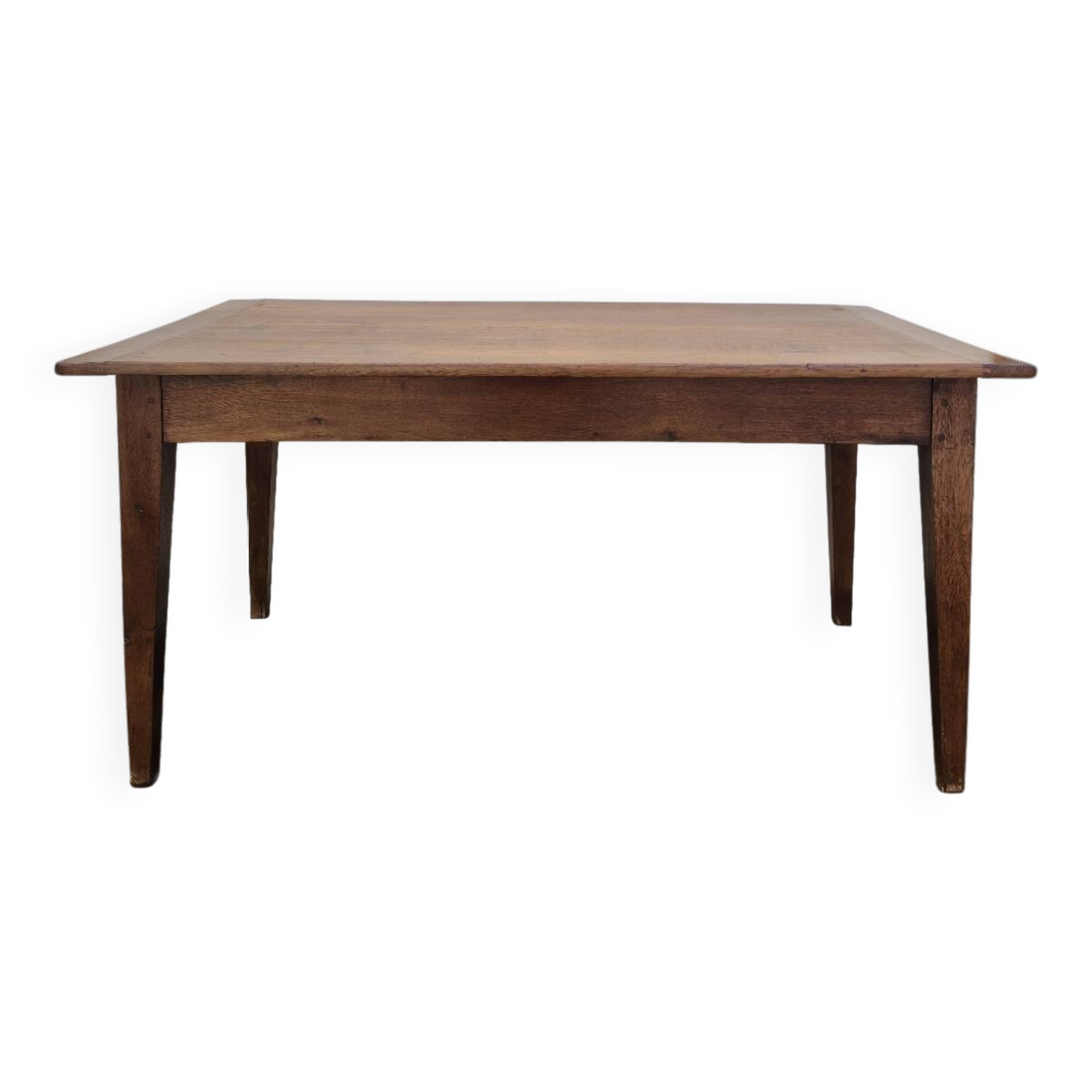 Antique rustic farmhouse table made in the 1900s - 1.54m