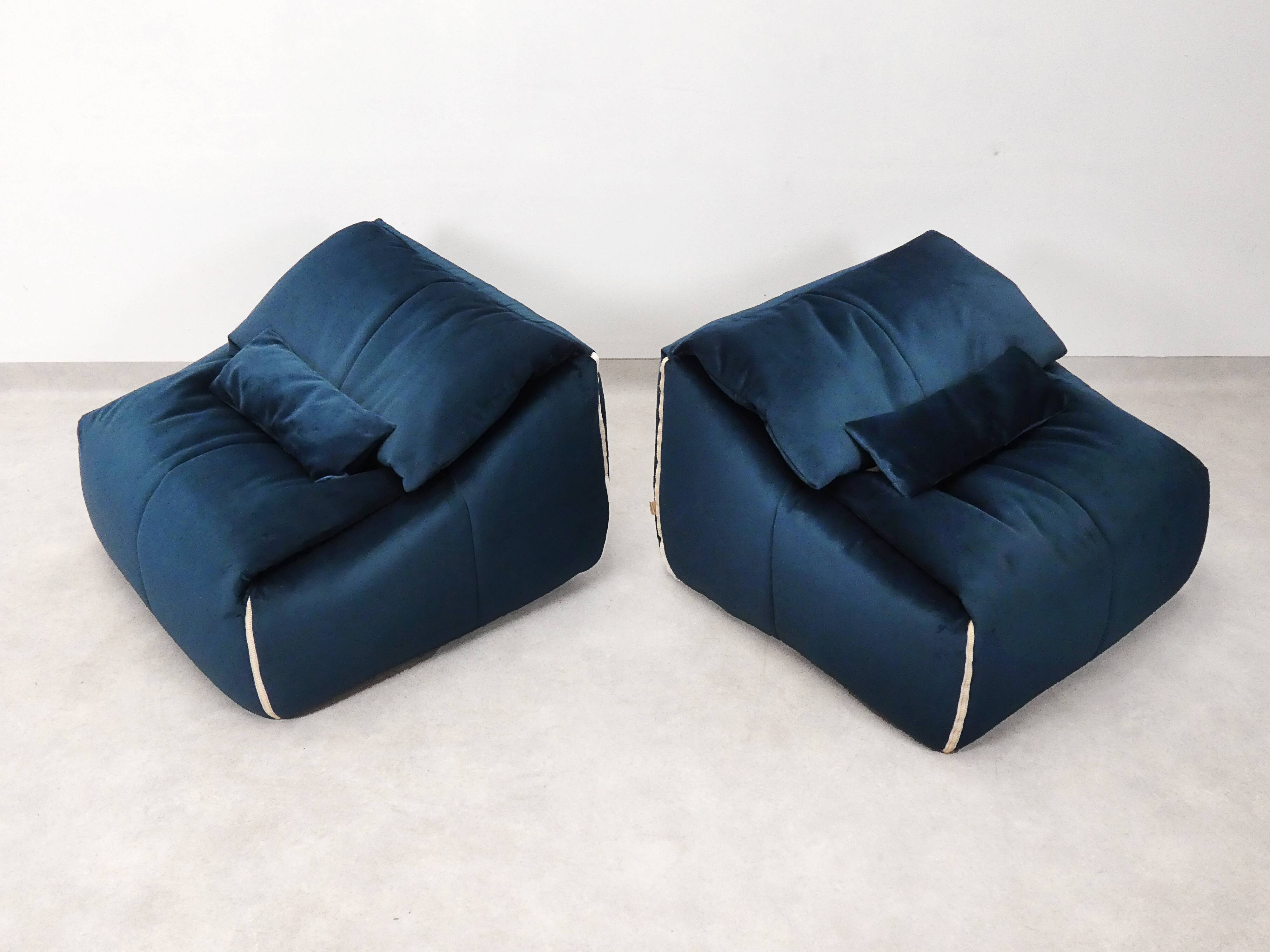 Plumy armchairs - Annie Hiéronimus for Cinna