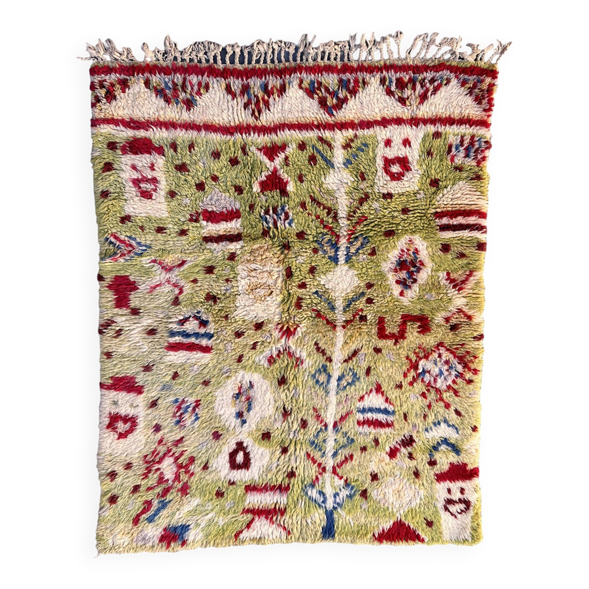 Colorful Beni M'Rirt Moroccan rug - 147 x 109 cm