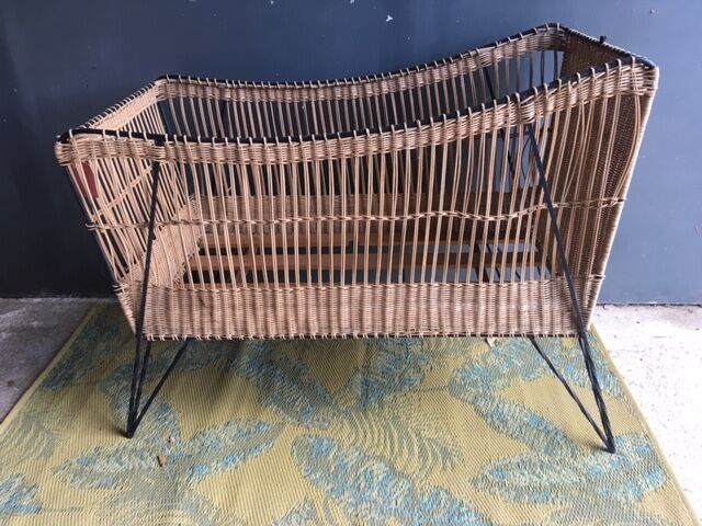 Cot rattan foot eiffel