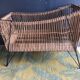 Cot rattan foot eiffel