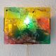 Brutalist Sculptural Broken Glass Wall Lamp by Cosack Leuchten.