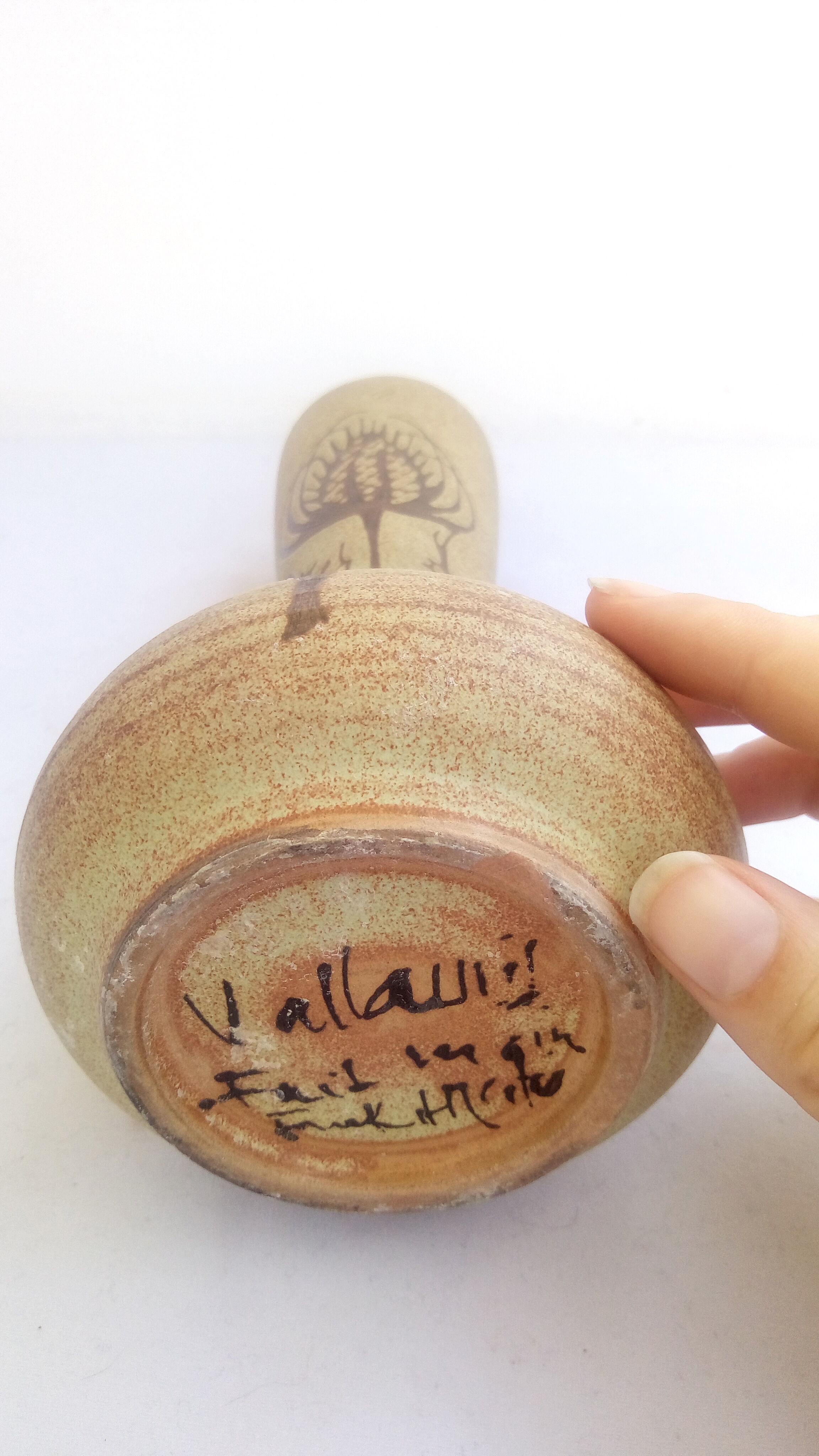 Fonck and Matéo thistle vase Vallauris