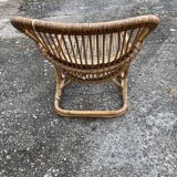 Large rattan chair back