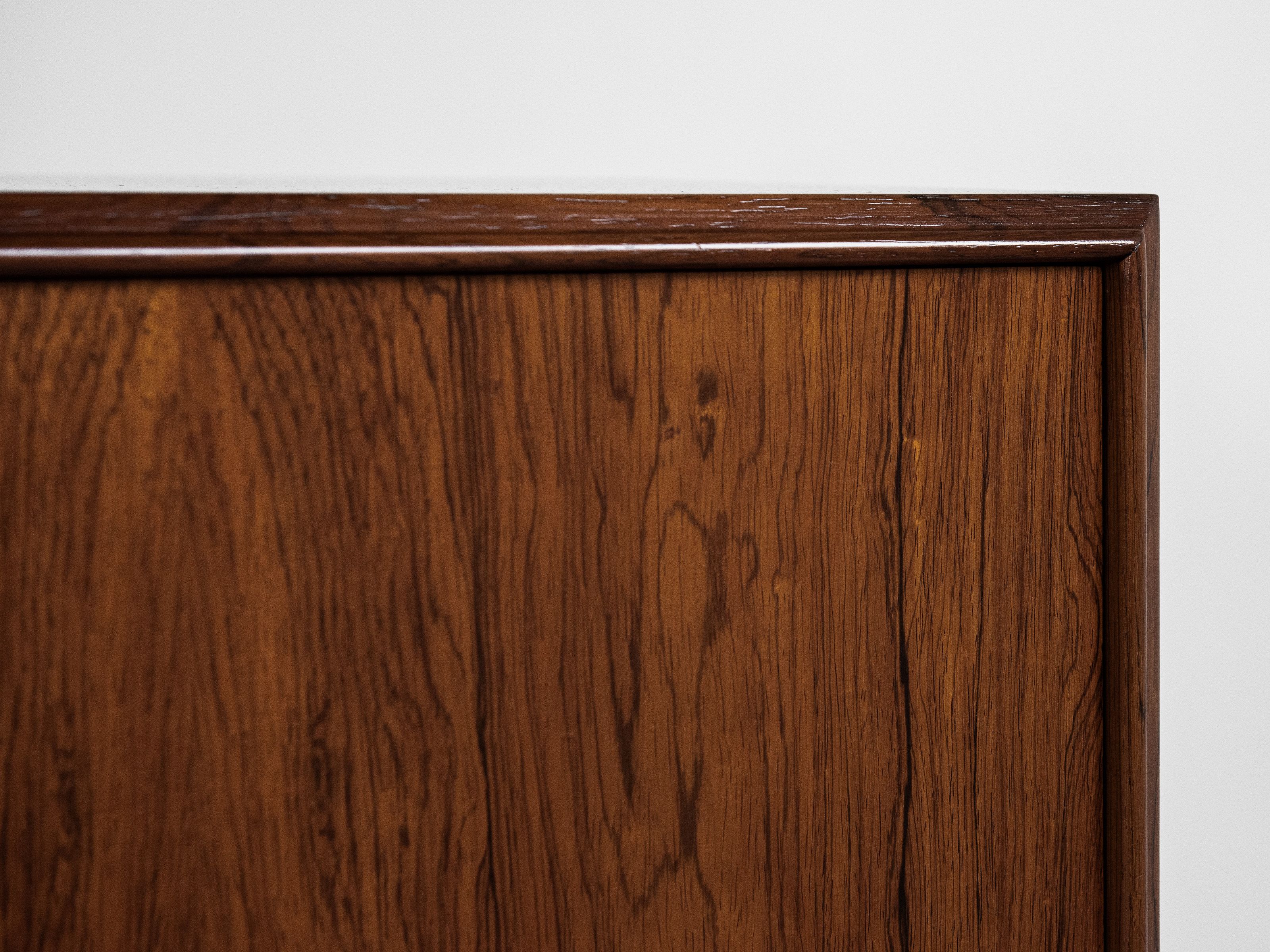 Danish highboard in rosewood by E.W. Bach for Sejling Skabe 1960s
