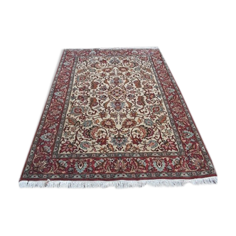 Tapis laine nouée main