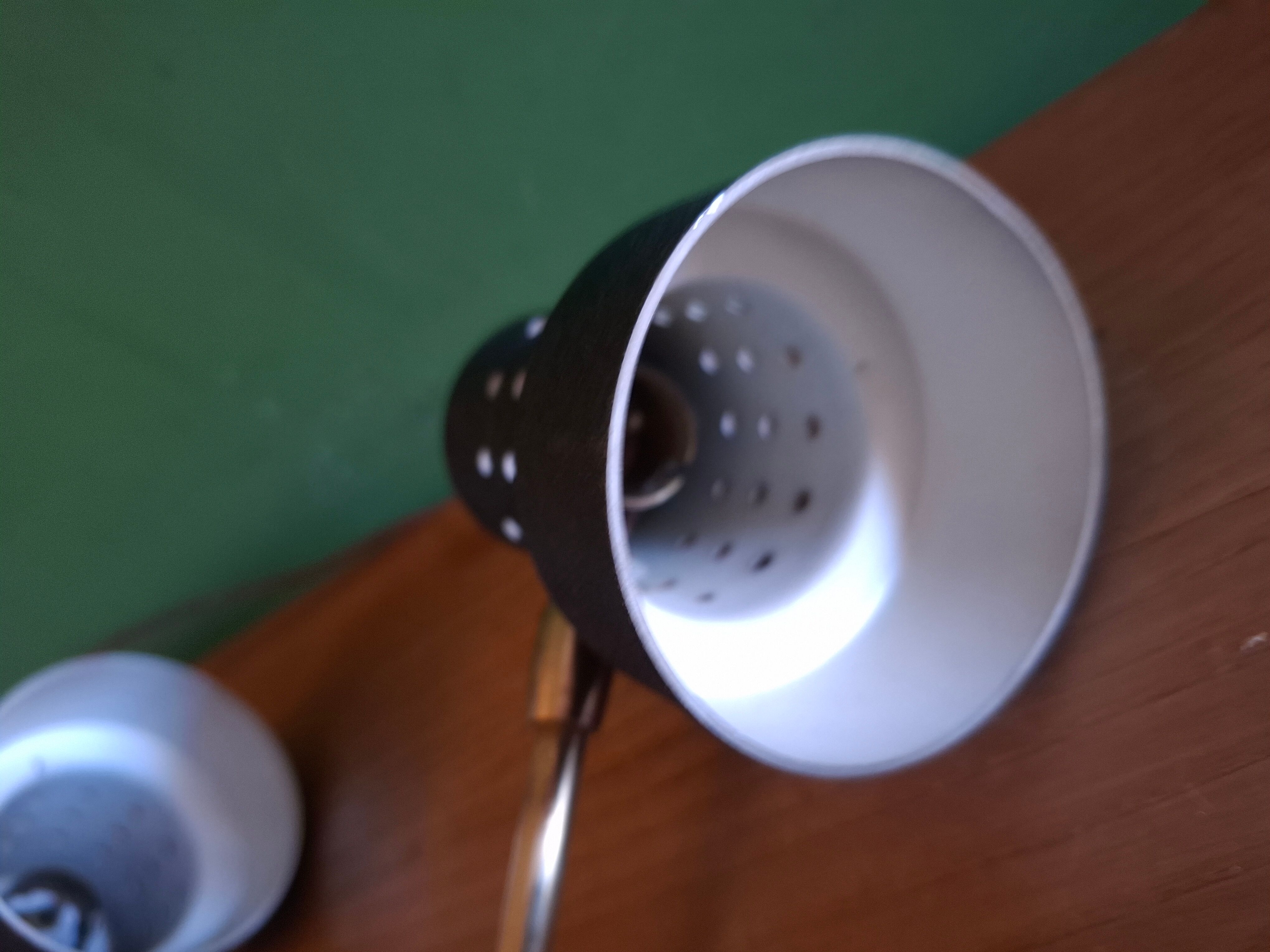 2 metal wall lights from the 60s.