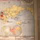 School planisphere Vidal-Lablache 1955 map