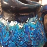 Fat Lava Turquoise Pitcher Vase