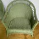 Paire de fauteuils rotin