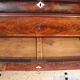 Commode Louis Philippe, XIX°,en acajou, marbre Sainte-Anne